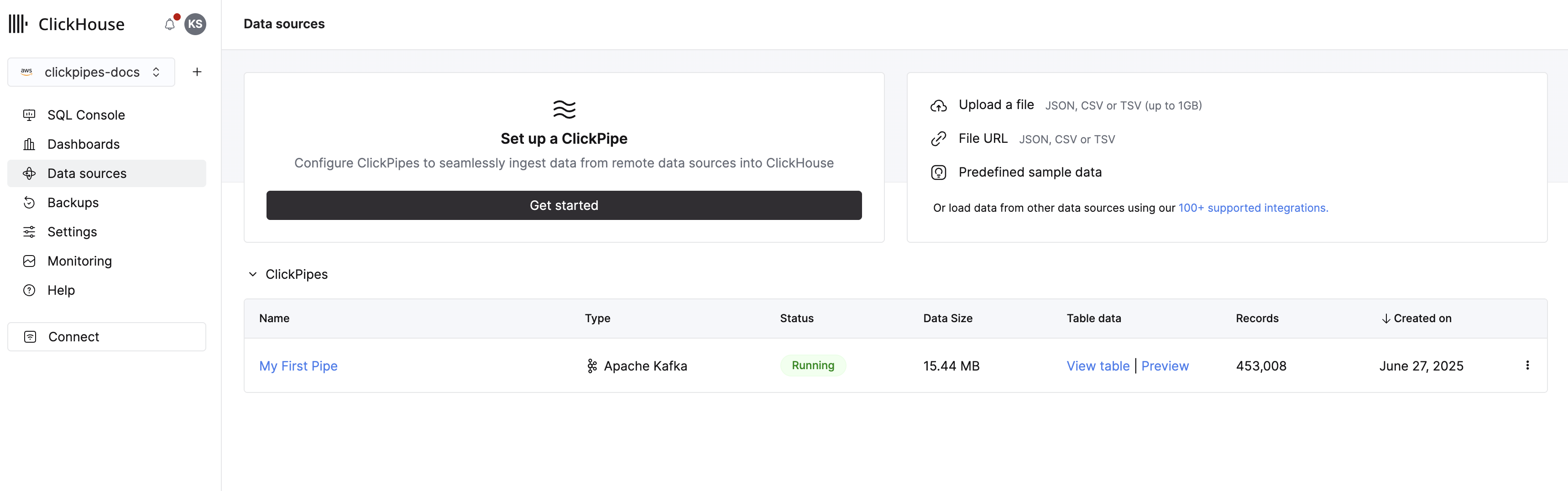 Просмотр сводной информации